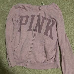 pink brand hoodie, purple, size small
